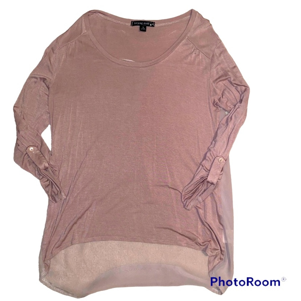 Brown Tunic Women’s L Living Doll Los Angeles
